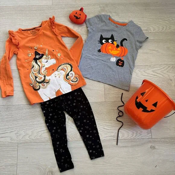 Little Girl's Halloween Essentials Super Cute Bundle. - Picture 5 of 16